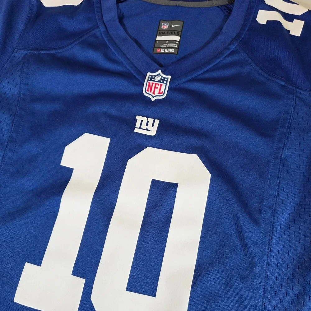 Nike On Field NY Giants Eli Manning 10 Royal Blue Football Jersey Youth Medium